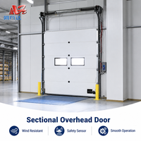 Portes sectionnelles industrielles personnalisables avec panneaux de vision pour une observation pratique sur site pour les ateliers d'usine