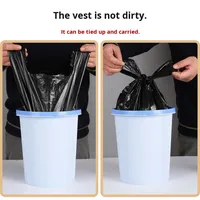 Mini sacs poubelles noirs en plastique pour œufs, riz, bureau, voiture, cuisine, usage agricole - Sacs jetables pour ramassage de déjections de chats et de chiens