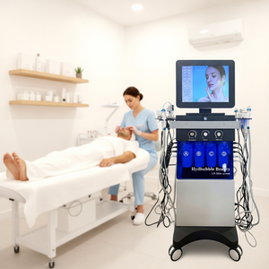 מכונת טיפוח פנים הידרודרמבריישן 14 ב-1 עם הנחה סופר לשנת 2026, מכונת ניקוי עור פנים עם חמצן, בועות מים ו-H2O2 - Product Image 1