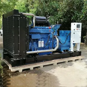 Merek Jerman Cina YUCHAI MTU 500 Kw Kva Generator Diesel Didukung Oleh Mesin Generator MTU 600Kw