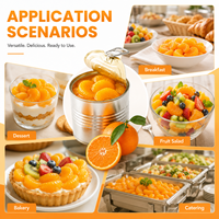 Mandarines entières en conserve 850g en sirop léger Prix usine OEM Taille personnalisée Vente en gros Exportateur Fournisseur