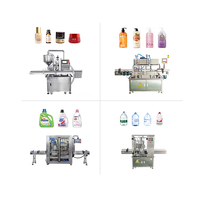 Máquina Automática de Llenado de Frascos de Polvo SX-XLF 0.1-5G para las Industrias Cosmética, de Bebidas y Química, con Funciones de Lavado, Secado y Tapado
