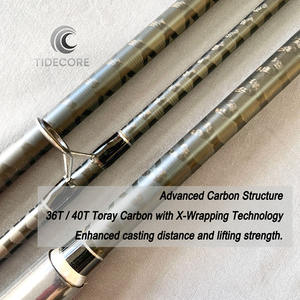 Cannes à <span class=keywords><strong>Carpe</strong></span> Haut de Gamme Personnalisées Tidecore en Fibre de Carbone 30T 40T, Fabrication OEM/ODM, 3,9 m <span class=keywords><strong>pour</strong></span> Gros Poissons - Product Image 3
