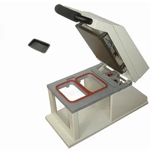 Manual High Quality Food Table Top Plastic Tray/Box Packaging Sealing Machine