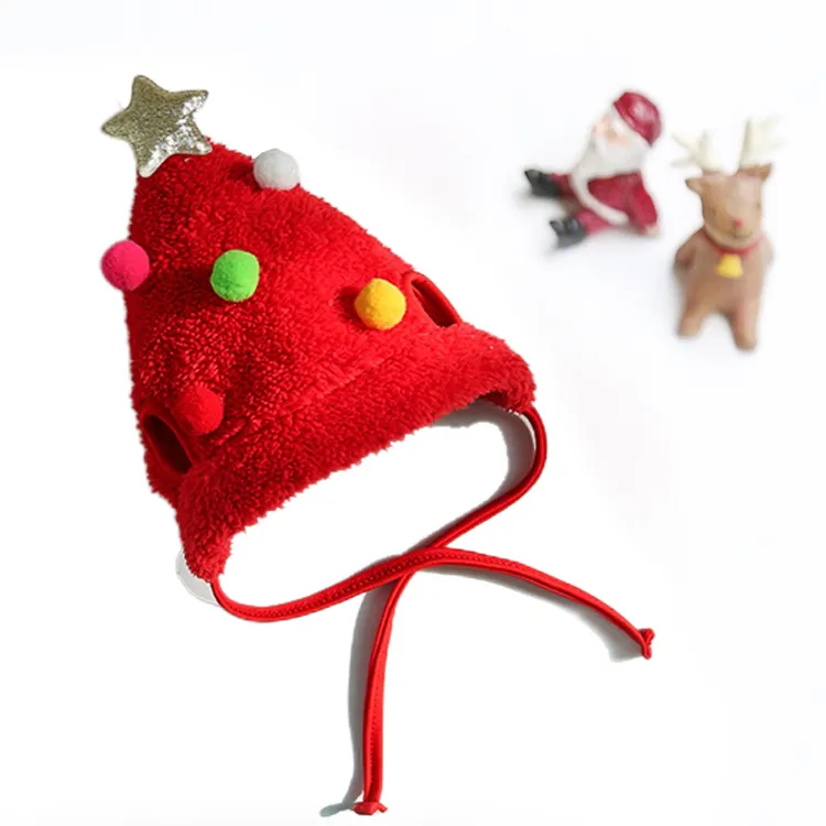 New Year Party Pet Christmas Ornaments Decorations Buy Christmas Pet Hat Singing Christmas Hat