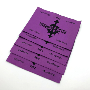 Etiquetas Tejidas Personalizadas de Alta Densidad con Logotipo de Marca y Talla para Ropa, las Más Vendidas - Product Image 2
