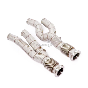 Colector de escape Downpipe de fábrica para Lamborghini Aventador LP700-4 LP720 6.5 2011-2016, aislado, para mejora de potencia en carreras - Product Image 6