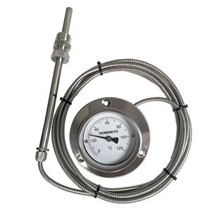Industrieller Kapillar-Bimetall-<span class=keywords><strong>Thermometer</strong></span>-Kühlschrank aus Edelstahl weiß - Product Image 1