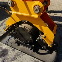 Compacteur vibrant hydraulique haute performance pour excavatrice, idéal pour le compactage des sous-sols routiers et des fossés (vente en gros)