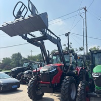 180/200 PS Schwerlast-Landwirtschaftstraktor Luxuriöse Geschlossene Kabine Frontlader Multifunktional für Großflächige Landwirtschaftliche Nutzung