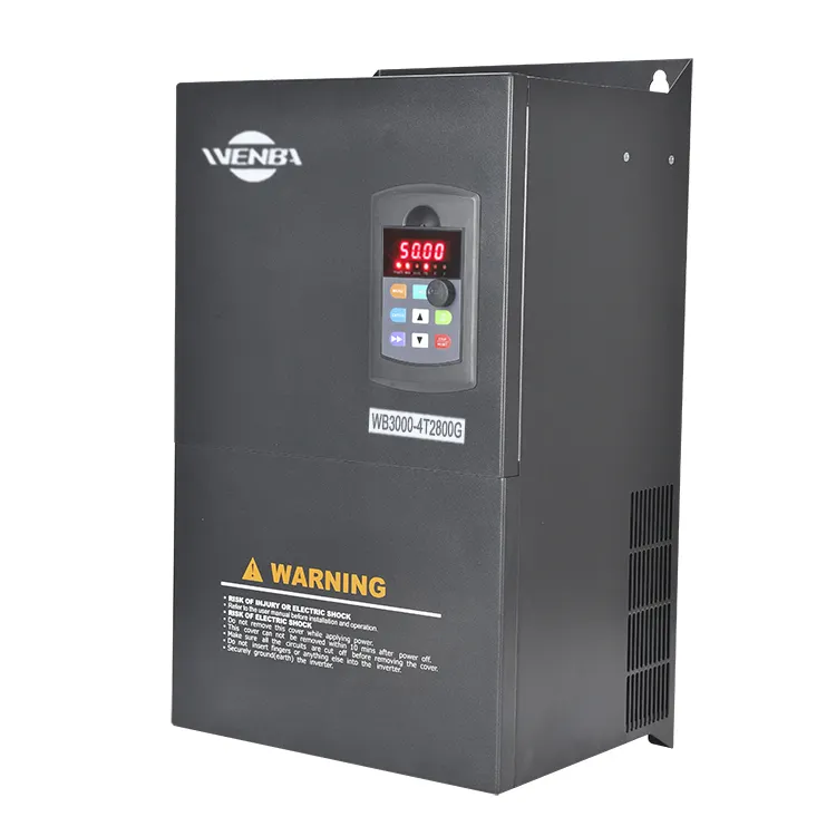 WENBA 280KW VFD 3 phases 380V AC moteur électrique contrôle de vitesse 280 KW onduleur de fréquence