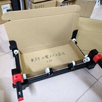 Plegadora Manual de Cajas de Cartón, Herramienta de Plegado con Rodillo Auxiliar, Tamaño Ajustable