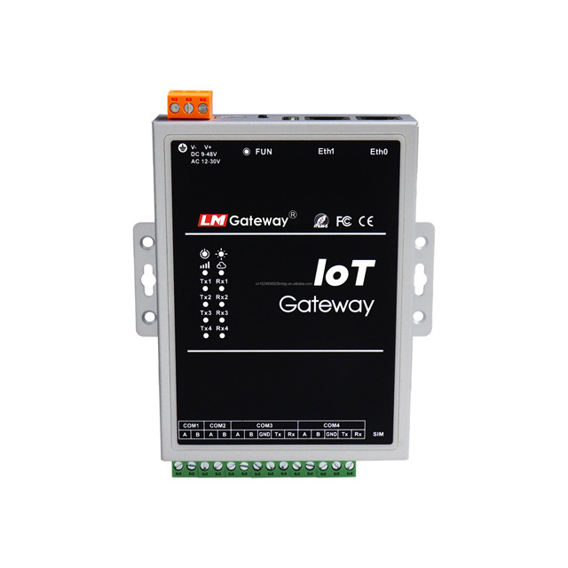LM 414 IoT Communication Manager DLT645 Edge Computing MODBUS Gateway IEC61850 Serial Port Server Protocol Conversion
