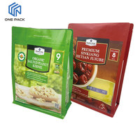 Collation pour animaux de compagnie à impression complète de haute qualité Date rouge Collation aux fruits Sac en plastique anti-odeur Sac à fermeture éclair en Mylar à fond plat avec fenêtre transparente
