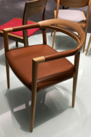 Siège rembourré en Pu de haute qualité, fauteuil personnalisé pour le salon