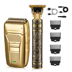 Chuyên Nghiệp 2-Trong-1 Tóc Cắt Tông Đắp Salon Máy Cạo Râu Tóc Chải Chuốt Set LCD Hiển Thị Điện USB Cho Hộ Gia Đình RV Khách Sạn Sử Dụng - Product Image 1