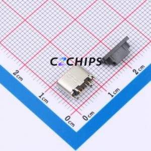 GT-USB-7057A USB Connector Through hole Component (THT) Connector Type-C USB 2.0 Female Through Hole - Product Image 2