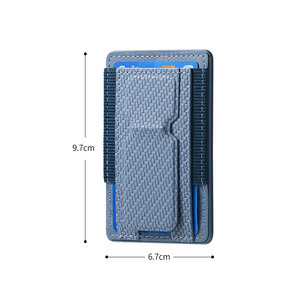 เคสโทรศัพท์ iPhone คาร์บอนไฟเบอร์แบบพับได้ พร้อมช่องใส่บัตรแบบยืดหยุ่น - Product Image 2