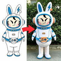 Mascotte gonflable personnalisée en mousse EVA, costume de personnage pour la danse et la marche, accessoires promotionnels pour soirées en club