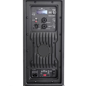 Haut-parleur PA 15 pouces en plastique noir, actif, avec amplificateur de classe D et DSP, haute puissance, utilisations multiples, puissance maximale 1000W - Product Image 2