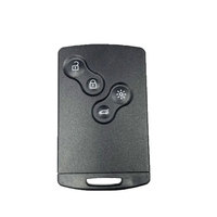 Clé de voiture intelligente à distance 4 boutons avec puce PCF7945 4A 433Mhz pour Renault Clio 4 Captur, entrée sans clé passive, télécommande mains libres