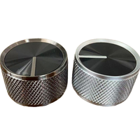 Services de fraisage CNC sur mesure pour boutons filetés en aluminium aux couleurs anodisées, type EDM à fil d'acier inoxydable