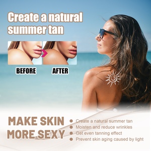 OEM Summer Beach Must-Haves Tanning Gel Peach <strong>Sunbed</strong> Tanning Oil Gel <strong>Cream</strong> - Product Image 4