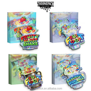 Sacs en mylar personnalisés imprimés en forme mini, 1g 3.5g 7g 14g 28g, résistants aux enfants, étanches aux odeurs, toucher doux, sacs en mylar Cali avec boîte - Product Image 1