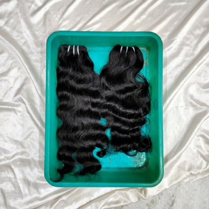 ผมตรงแบบสลิงกี้สไตล์ใหม่ ผมอินเดียแท้ 100% ต่อผมแบบ Remy ราคาขายส่ง ไม่ผ่านกระบวนการอบไอน้ำ เย็บสองชั้นด้วยเครื่องจักร - Product Image 1