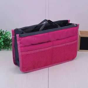 I-0181 phổ gọn gàng trang điểm mỹ phẩm Túi <span class=keywords><strong>tote</strong></span> đôi dây kéo tạp phẩm túi du lịch chèn tổ chức Túi - Product Image 6