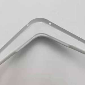 Prix bas, équerres triangulaires en contreplaqué de 6 pouces et 8 pouces, quincaillerie pour meubles, étagères murales flottantes en métal, étagères en plastique pour le bois - Product Image 2