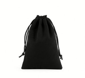 Sac à bijoux en velours recyclable avec logo personnalisé et fermeture à cordon pour montres, colliers, bijoux - Petite taille - Product Image 3
