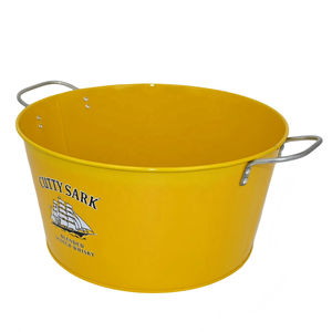 Seau à glace en métal étamé personnalisé de grande capacité 12L avec poignée pour refroidir la bière, le champagne, le vin – Idéal pour les fêtes, bars, restaurants – OEM/ODM - Product Image 6