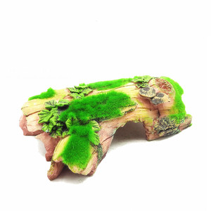 Aksesoris Reptil Kerajinan Resin Tangki Ikan Dekorasi Stoples Penyu Bersembunyi Penyu Peliharaan Memanjat Jembatan - Product Image 5
