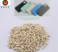 Materias primas de plástico RFD, compuesto biodegradable, PLA, fibra de paja de trigo, Material modificado para fundas de teléfono, Flexible