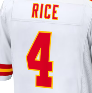 2025 tostitched dikişli amerikan futbolu formaları Kansas City 87 Kelce 15 Mahomes 4 pirinç - Product Image 4