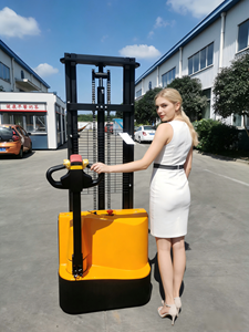 Transpallet Idraulico Manuale da 1,5 Tonnellate, Carrello Elevatore Elettrico per Magazzino, Caricatore a Forche, Mini Carrello Elevatore per Scarico in Fabbrica - Product Image 1