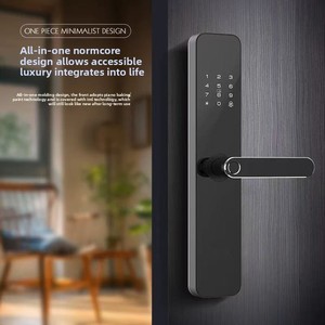 Cerradura Inteligente para Puerta con Huella Dactilar y Acceso con un Toque, con Wi-Fi y Conexión Tuya, Desbloqueo Automático Mediante Tecnología de Presión Manual para Puertas de Madera - Product Image 3