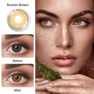 Lenti Cosmetiche Colorate Element Storm Tre Tonalità, Design Occhio di Gatto Piccolo, Morbide in HEMA, Diametro 14mm, Haipurecon 2023 - Product Image 1