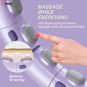 Aro de <span class=keywords><strong>Hula</strong></span> Inteligente Desmontable de Alta Calidad con Contador, Círculo de Masaje para Perder Peso y Entrenamiento Cardiovascular - Product Image 3