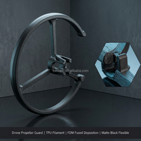 Protection d'hélice de drone flexible en TPU imprimée en 3D par FDM, anneau de protection pour prototype, tests R&D, UAV personnalisé OEM