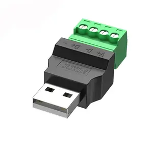 USB-Anschluss USB-Schraubklemme 4-Pin-Schraubklemme Stecker Typ-A 4-Stick Stecker-Adapter Anschluss Stromversorgung