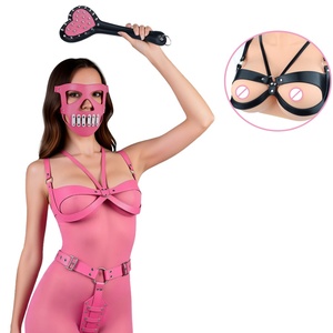 Kits de Bondage de Cuero Sensuales, Set de Bondage Sexual, Esposas, Juegos Sexuales, Látigo, Mordaza, Pinzas para Pezones, Juguetes Sexuales para Parejas, Accesorios Exóticos - Product Image 1
