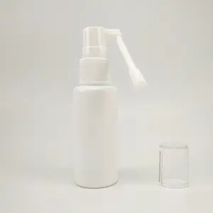 Spray nasal longo com bico para medicina, garrafa de 10ml, 15ml, 20ml, 30ml, 50ml, spray de garganta curta, inalador com bico para medicina