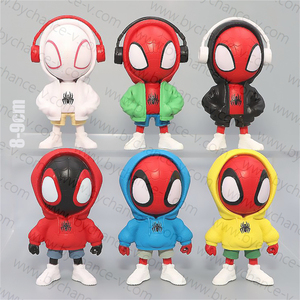 Juguete de diseñador de superhéroes más popular, Spiderman con Sudadera con capucha de moda, figura coleccionable de juguete para decoración del hogar - Product Image 1