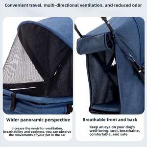 <span class=keywords><strong>Poussette</strong></span> de luxe <span class=keywords><strong>pour</strong></span> animaux de compagnie, <span class=keywords><strong>poussette</strong></span> de voyage à 4 roues <span class=keywords><strong>pour</strong></span> chiens, <span class=keywords><strong>poussette</strong></span> <span class=keywords><strong>pour</strong></span> petits chiens - Product Image 2