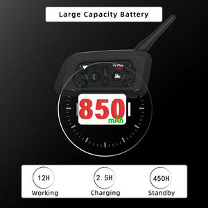 Llamadas manos libres, FM, reproducción de GPS compatible con 6 personas conectadas y intercomunicador de 2 vías <span class=keywords><strong>V6</strong></span> Plus Intercomunicador Para Motocicleta - Product Image 2