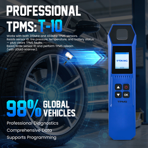 Outil de diagnostic TPMS UDIAG <span class=keywords><strong>2</strong></span>-en-1 RF pour capteurs métalliques 315 MHz/433 MHz, compatible avec tous les véhicules 5-12 V - Product Image 3