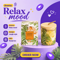Lilien-Duft Sojawachs-Kerze im Becher, Lufterfrischender Aroma-Geschenkartikel für Gastgeberinnen, Freunde & Beste Freunde, in Geschenkbox