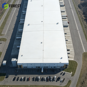 Entrepôt modulaire en acier de qualité industrielle à portée libre, terminal de stockage de marchandises automatisé - Product Image 1